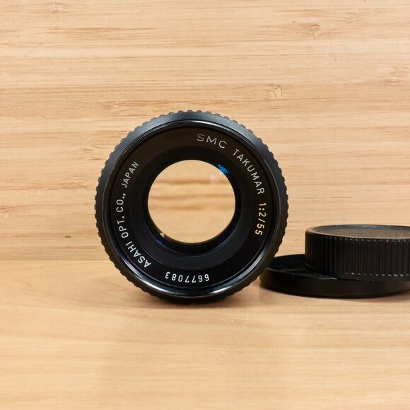 Asahi Pentax SMC Takumar 55mm f/2 M42 Screw Mount Lens / Japan - Picture 2 of 6